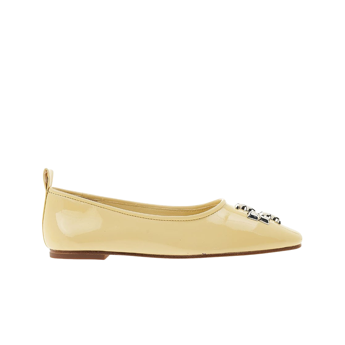 (W) 토리버치 엘리노어 발레 레몬 스월((W) Tory Burch Eleanor Ballet Lemon Swirl)