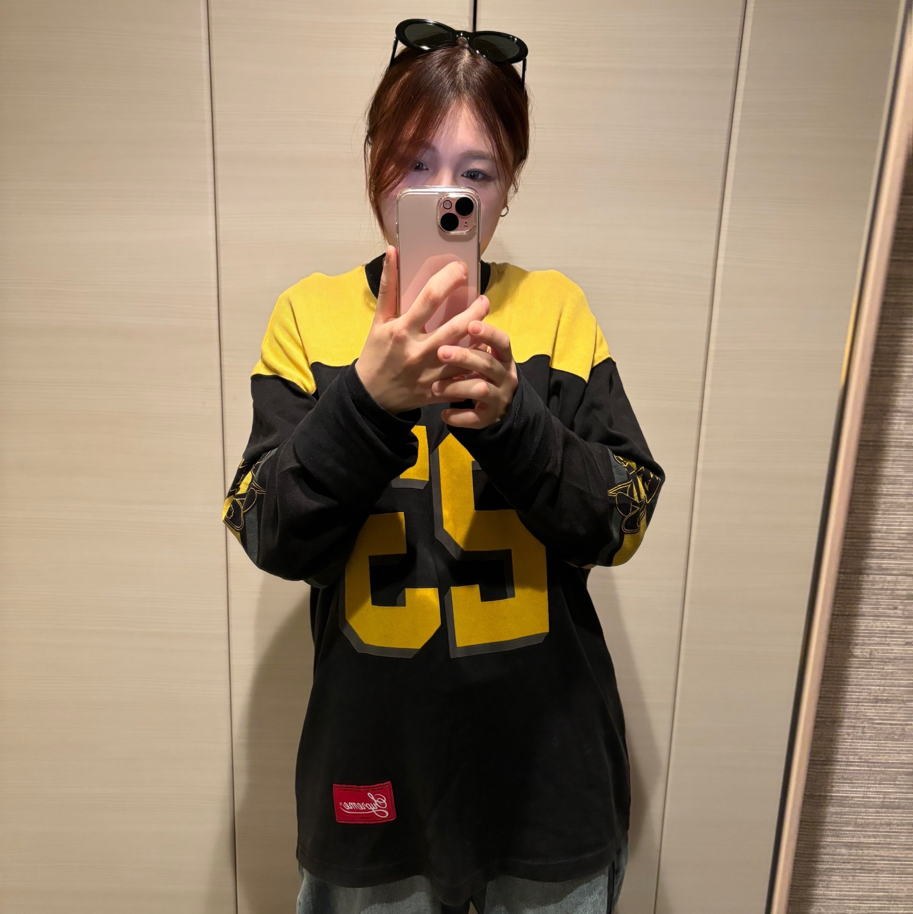 Supreme Bumblebee L/S Football Top Black - 23FW, Gentle Monster La Mode 01 Black 착용 스타일