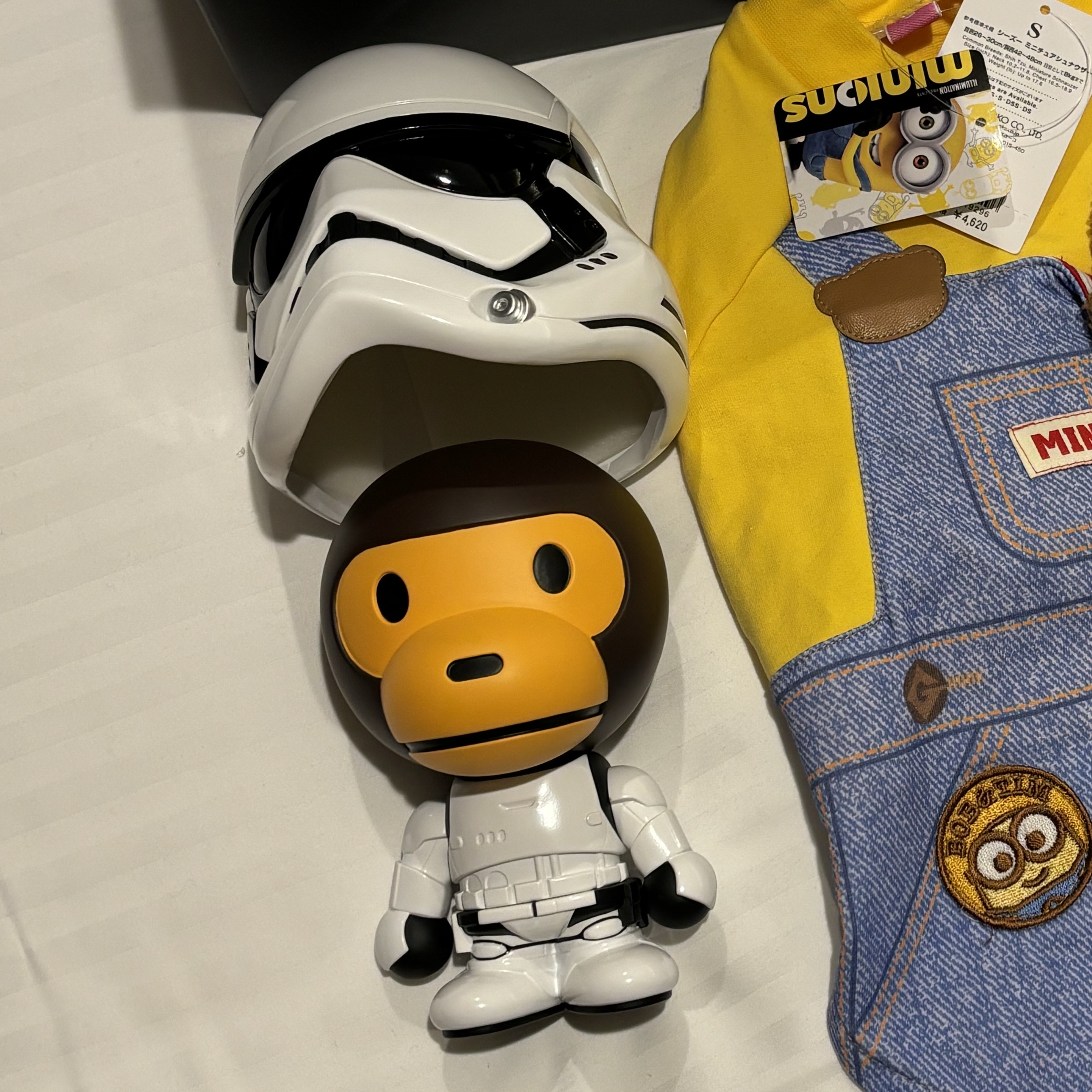 BAPE Baby Milo Plush Doll Keychain Brown, BAPE Baby Milo Keychain Brown 착용 스타일 - 1