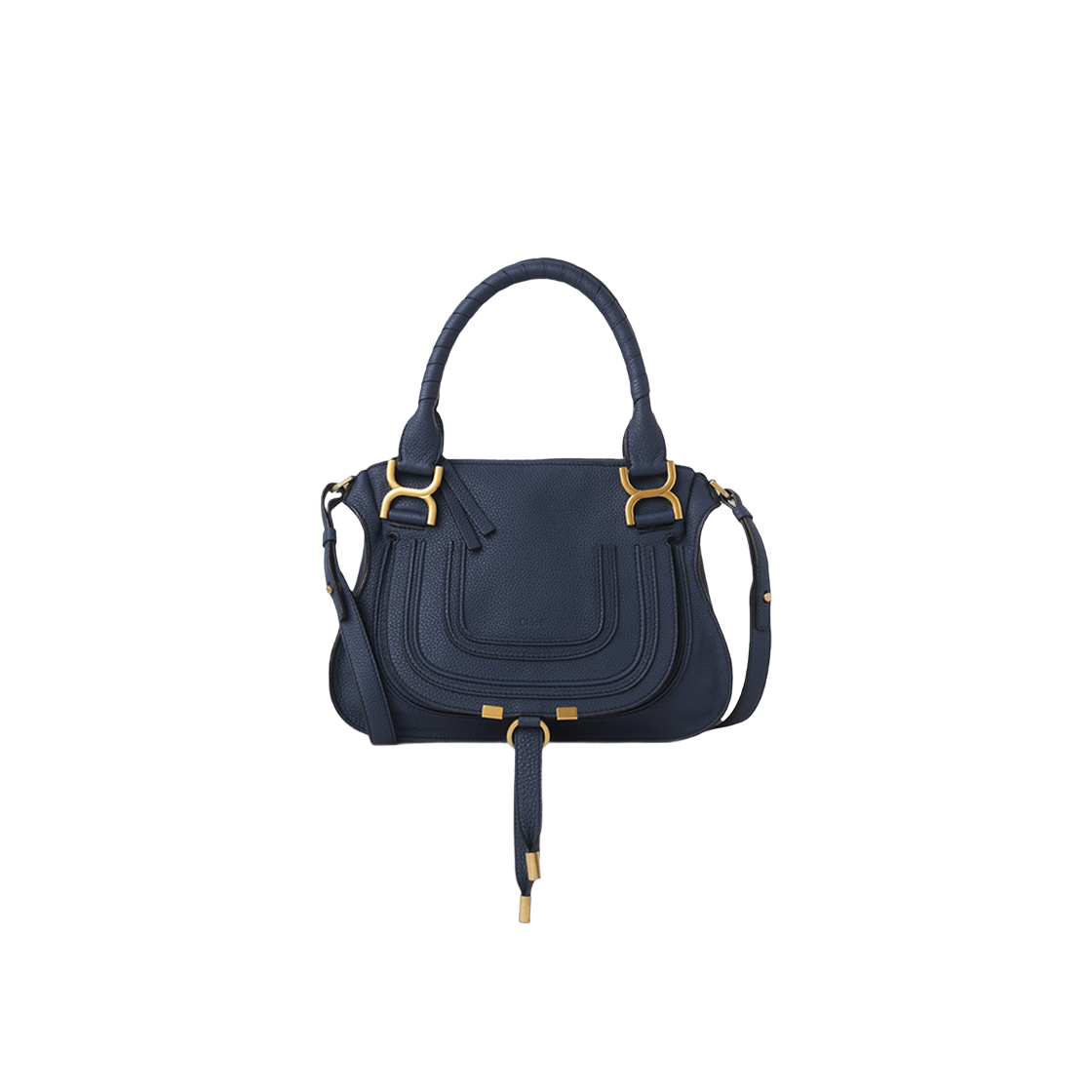 Chloe Marcie Small Double Carry Bag Navy 상세 이미지 1