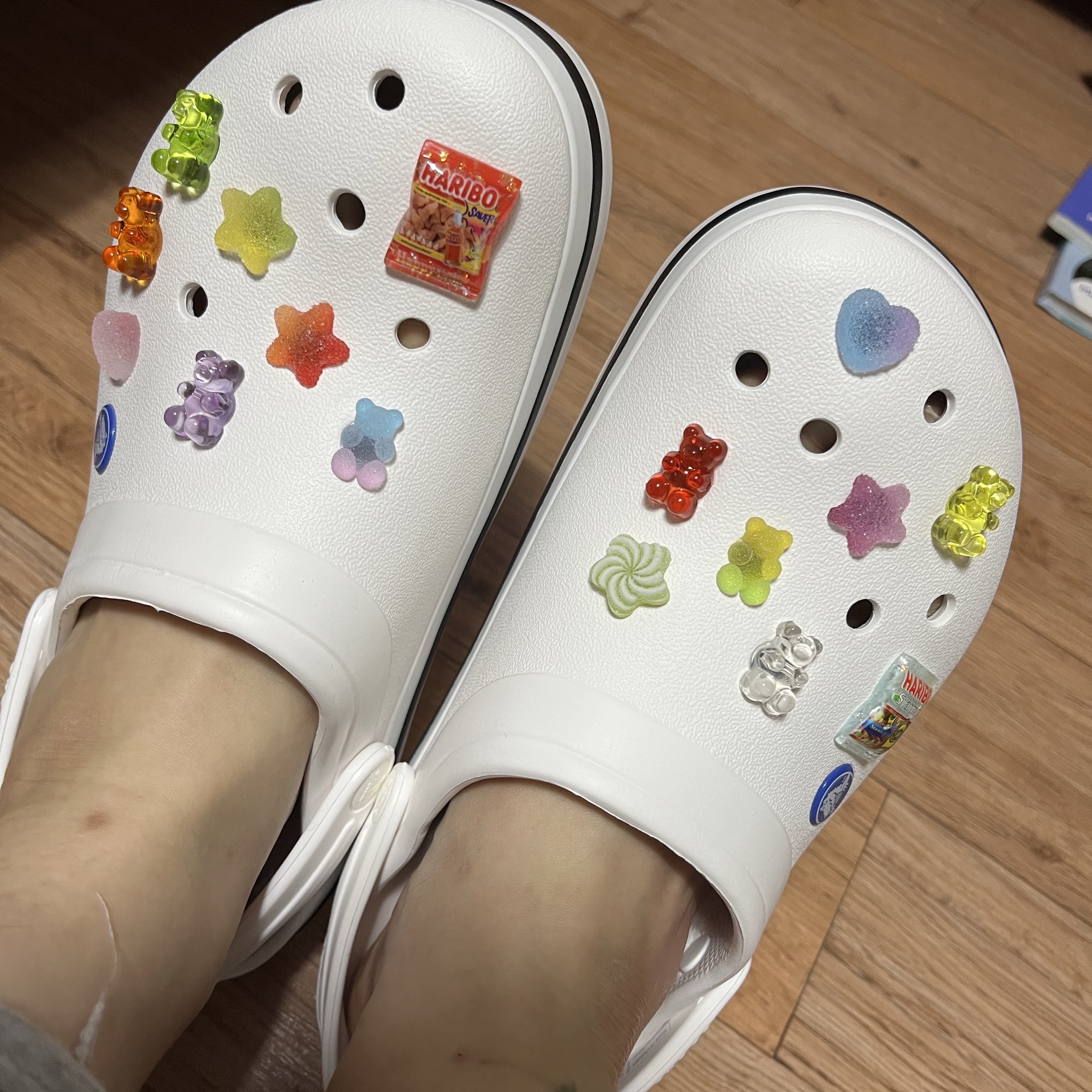 Crocs Crocband Clog White 착용 스타일