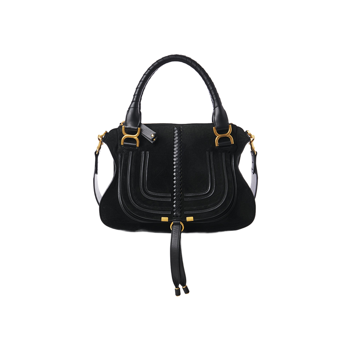 Chloe Marcie Double Carry Bag Black 상세 이미지 1