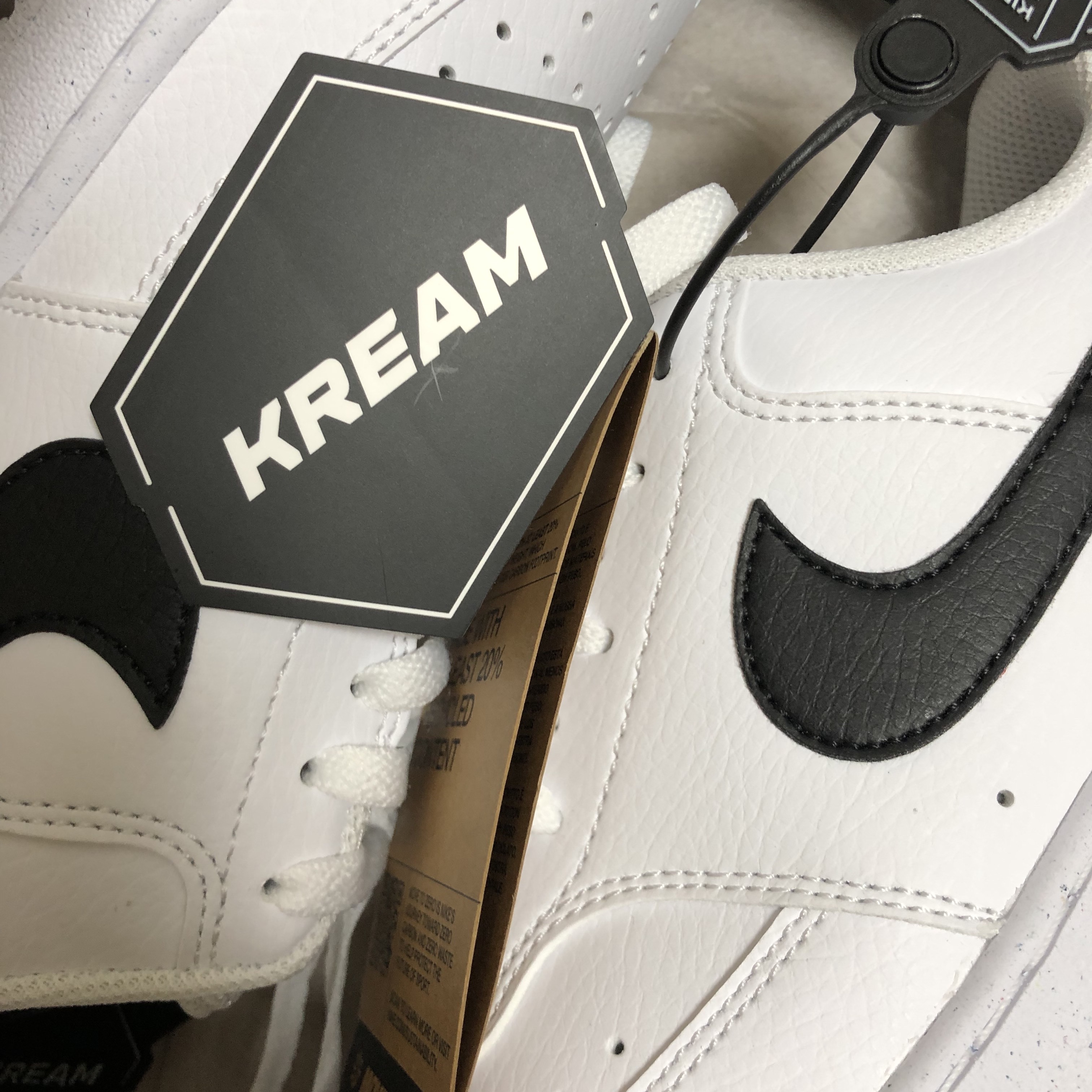 Nike Court Vision Low Next Nature White Black 착용 스타일