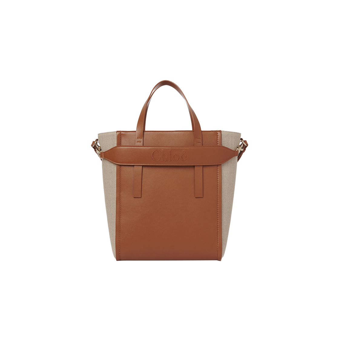 Chloe Sense Medium Tote Bag Caramel 상세 이미지 1