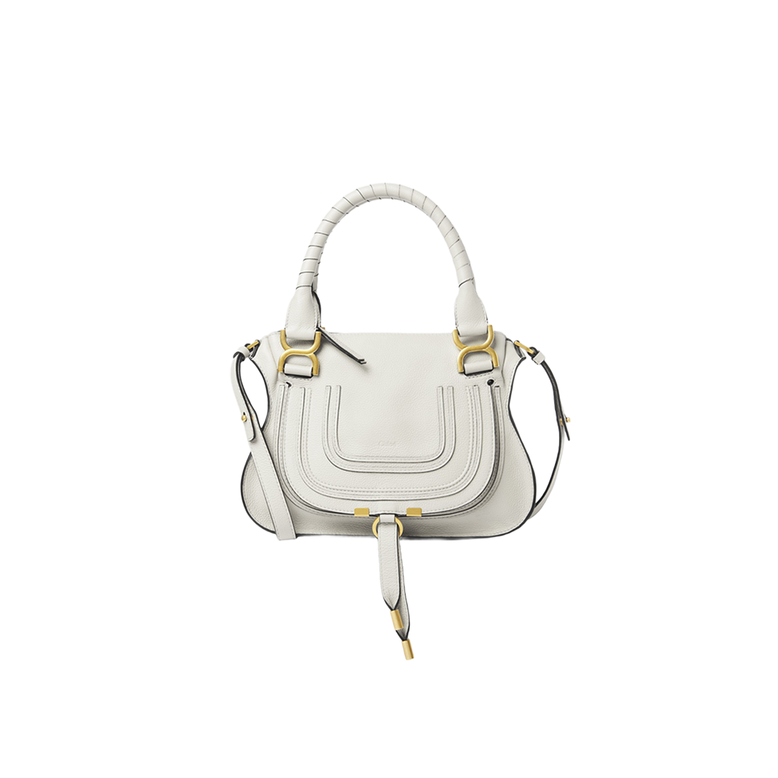 Chloe Marcie Small Double Carry Bag White 상세 이미지 1