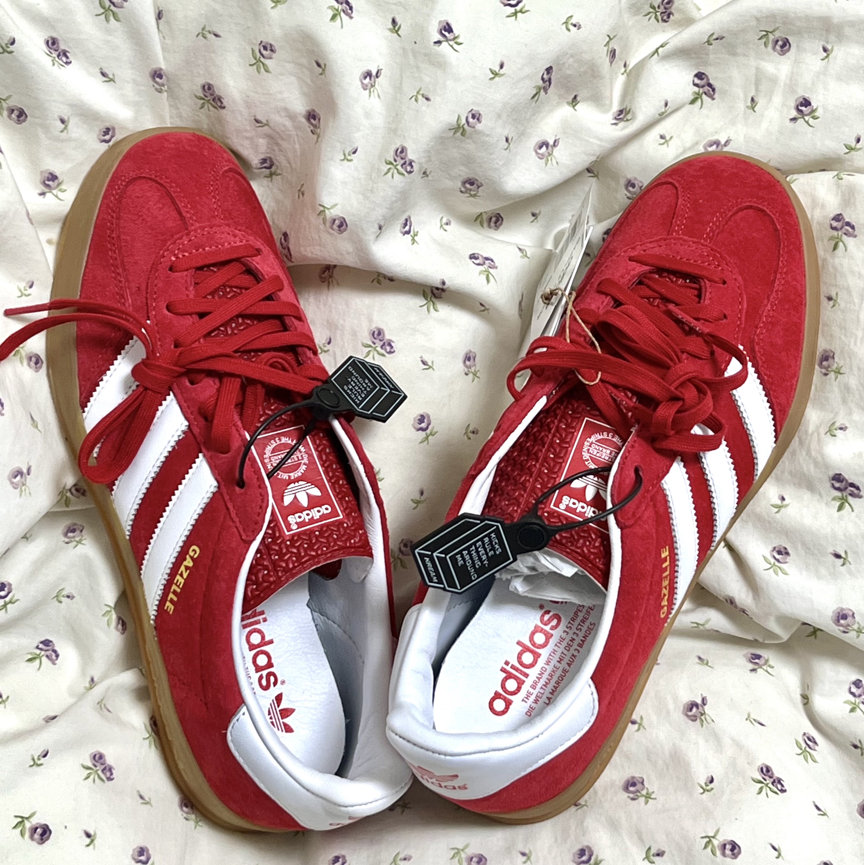 Adidas Gazelle Indoor Scarlet 착용 스타일 - 5