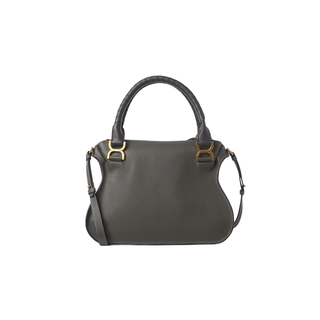 Chloe Marcie Double Carry Bag Elephant Grey 상세 이미지 2