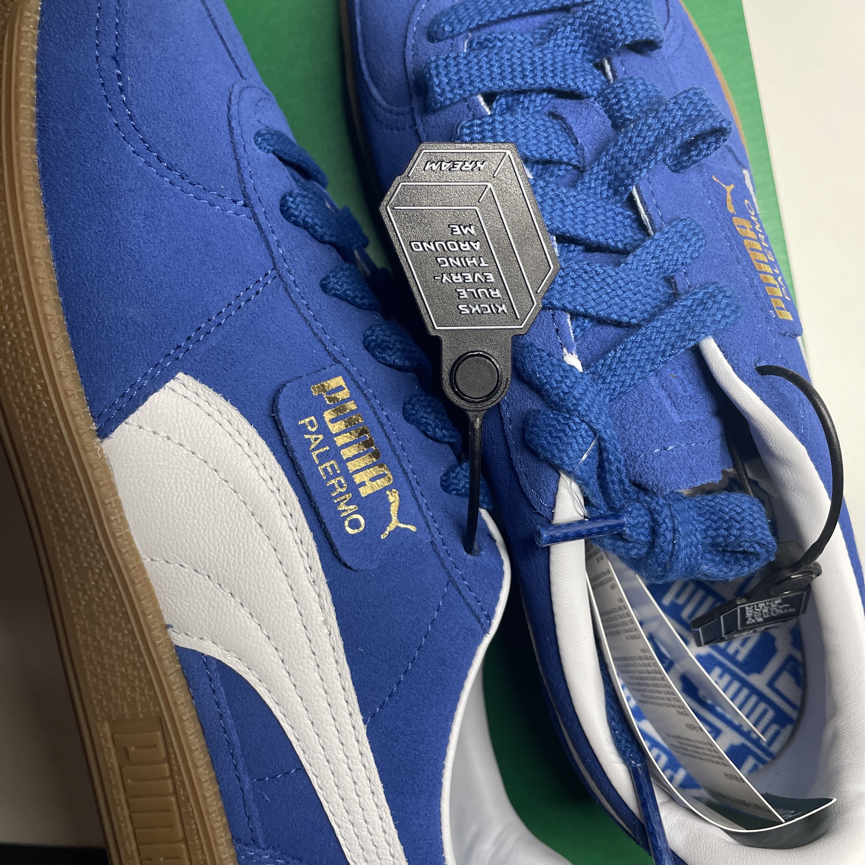 Puma Palermo Cobalt Glaze White 착용 스타일