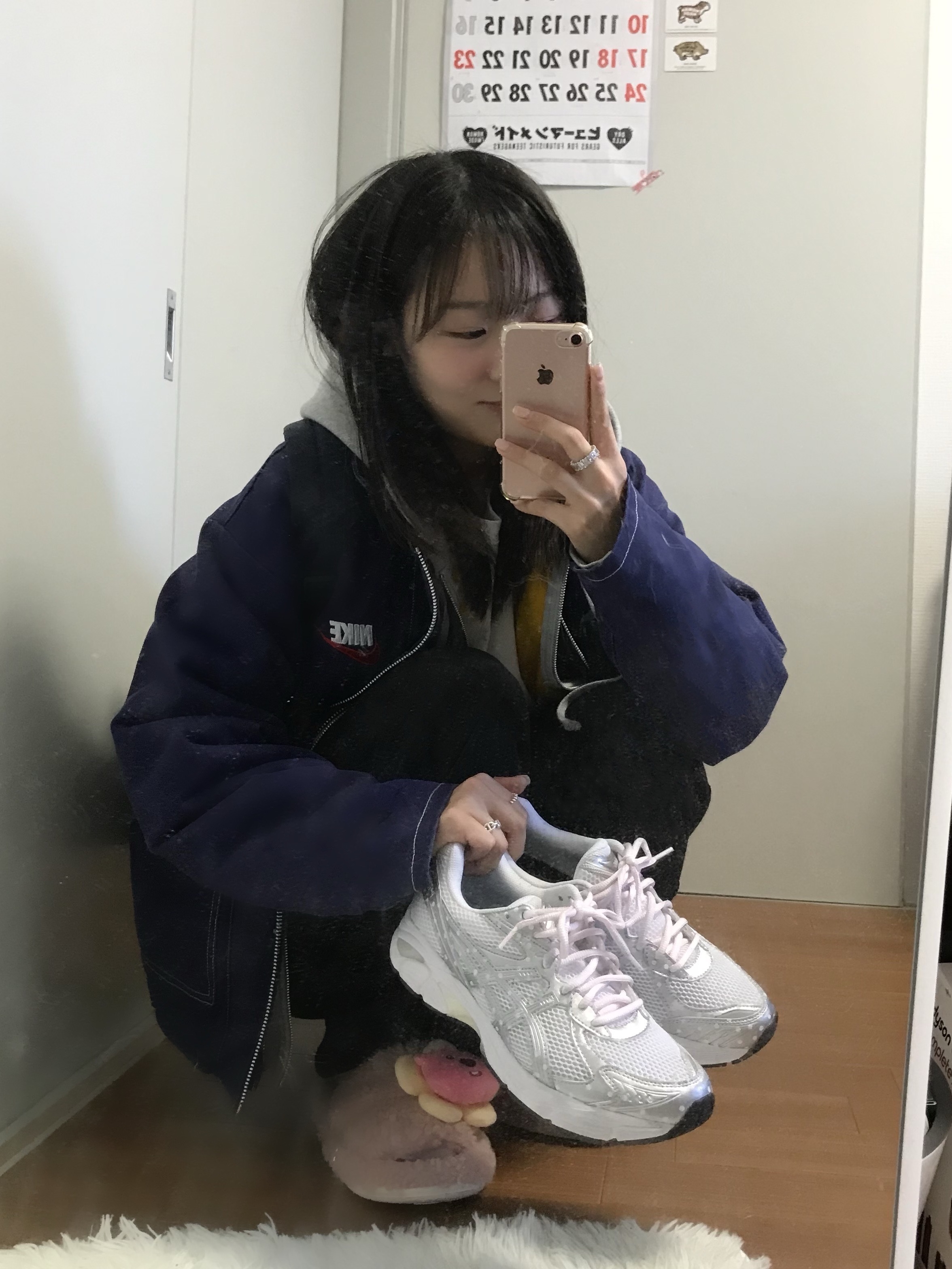 Asics x Papergirl Paris x Beams GT-2160 White Silver 착용 스타일