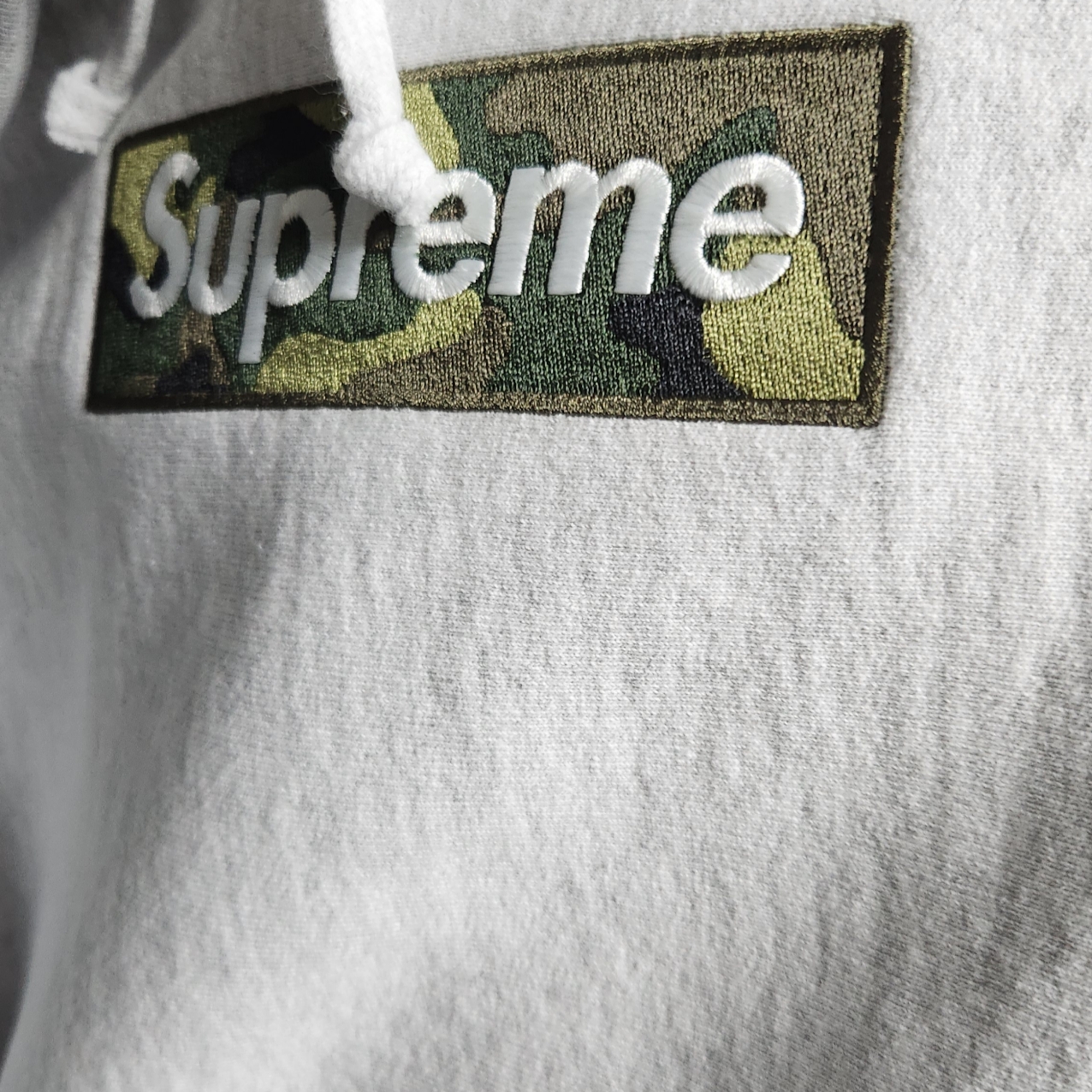 Supreme Box Logo Hooded Sweatshirt Ash Grey - 23FW 착용 스타일