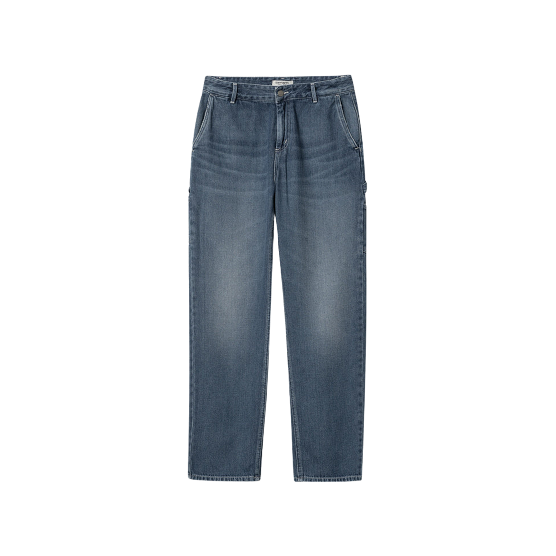 (W) Carhartt WIP Maverick Denim Pierce Pants Straight Blue Dark Used Wash 상세 이미지 2