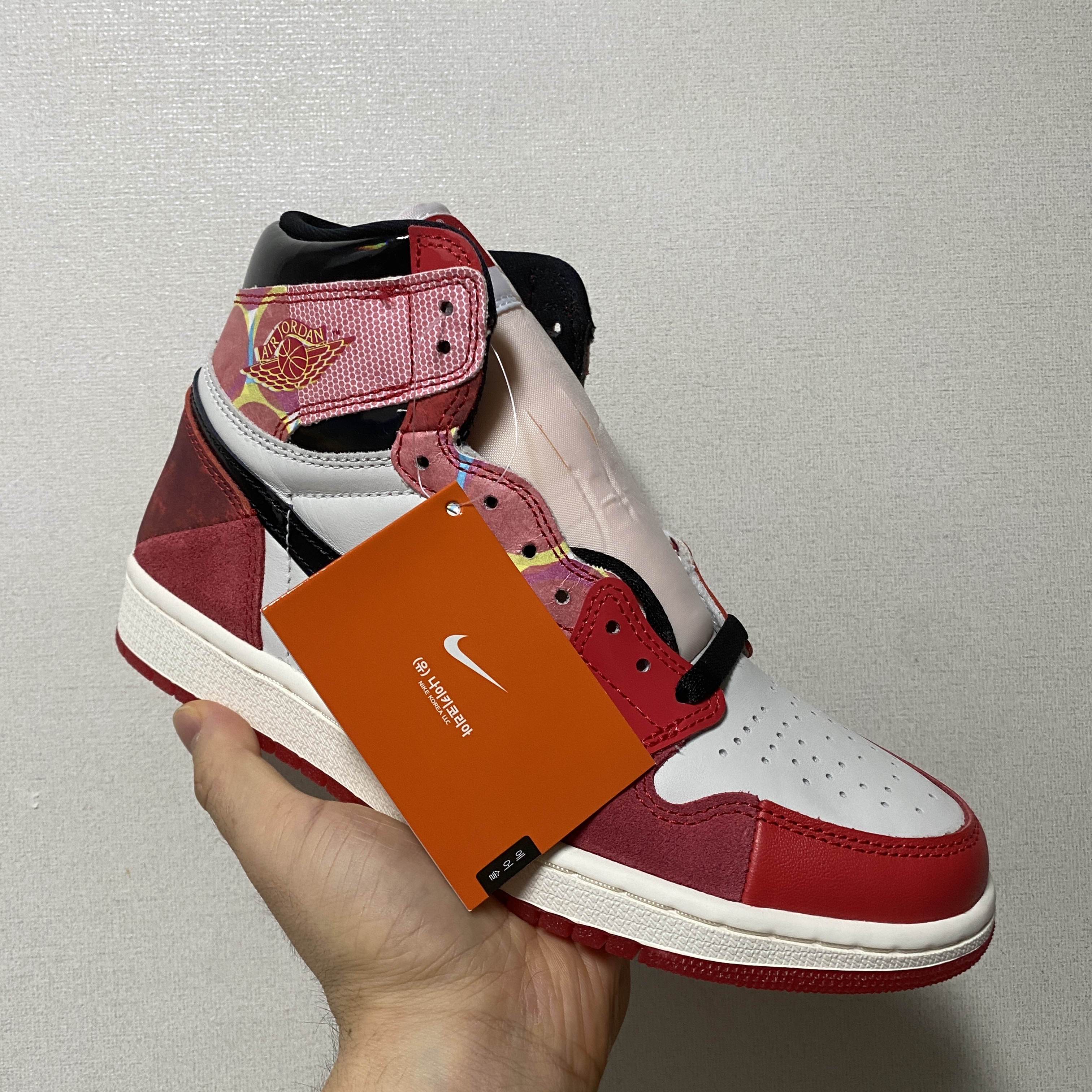 Jordan 1 Retro High Spider-Man Next Chapter 착용 스타일