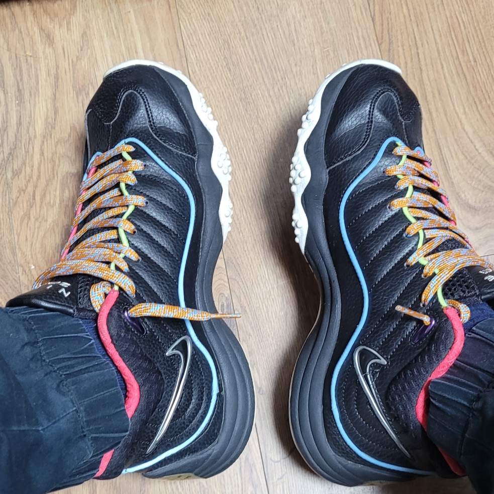 Nike LeBron 17 Low Tune Squad, Nike LeBron 14 Low Black Dark Grey 착용 스타일 - 10