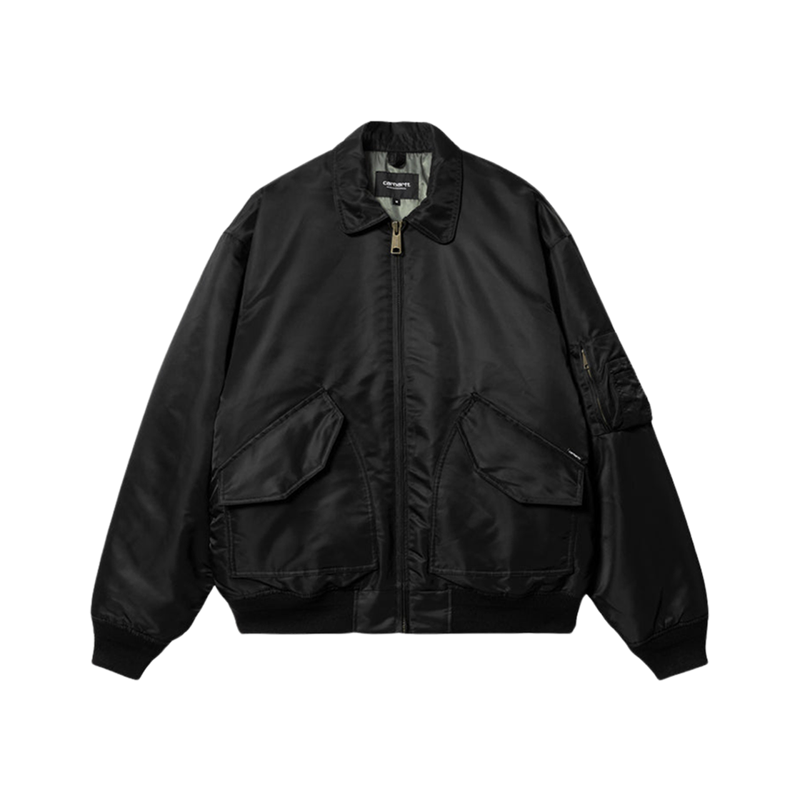 Carhartt WIP Olten Bomber Black 상세 이미지 1