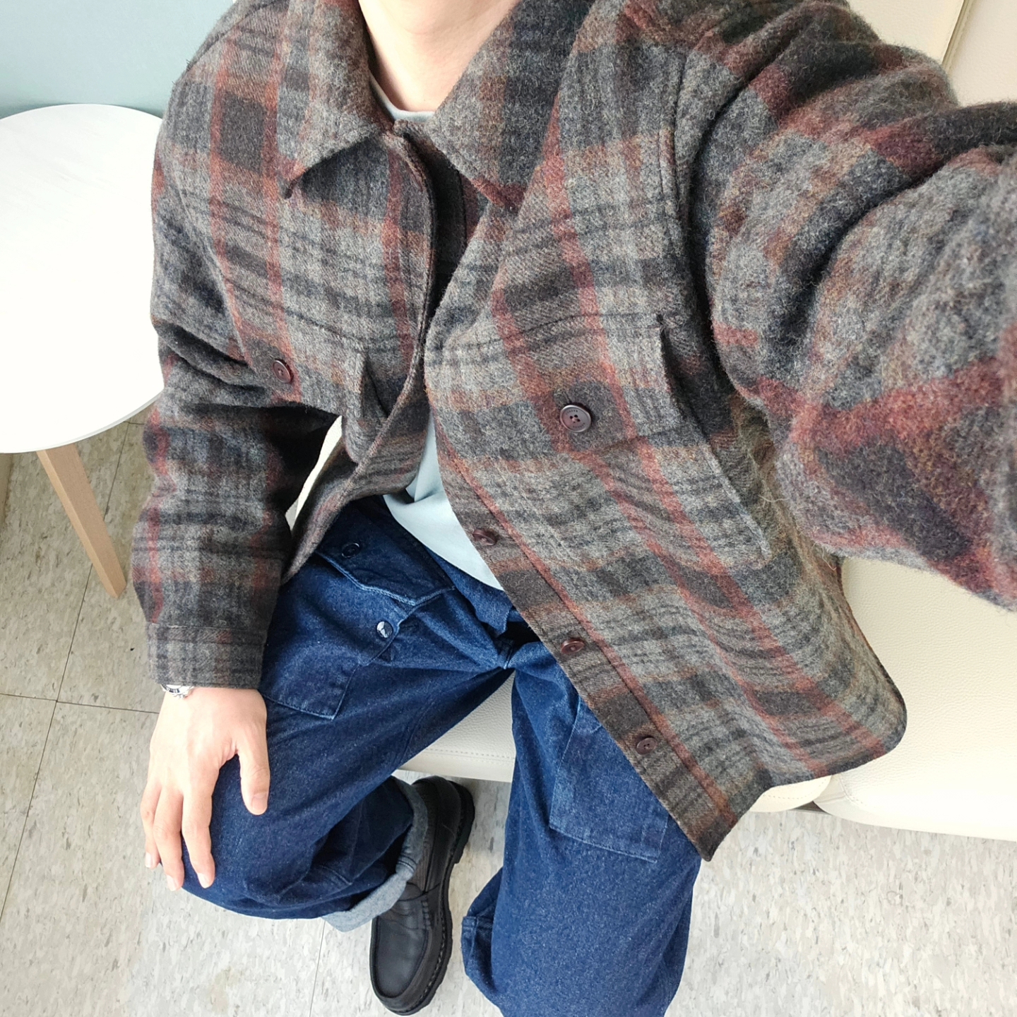 Engineered Garments Feather PC Twill FA Pants Dark Navy, Rolex Submariner 41mm 124060 Black Oyster 착용 스타일 - 3