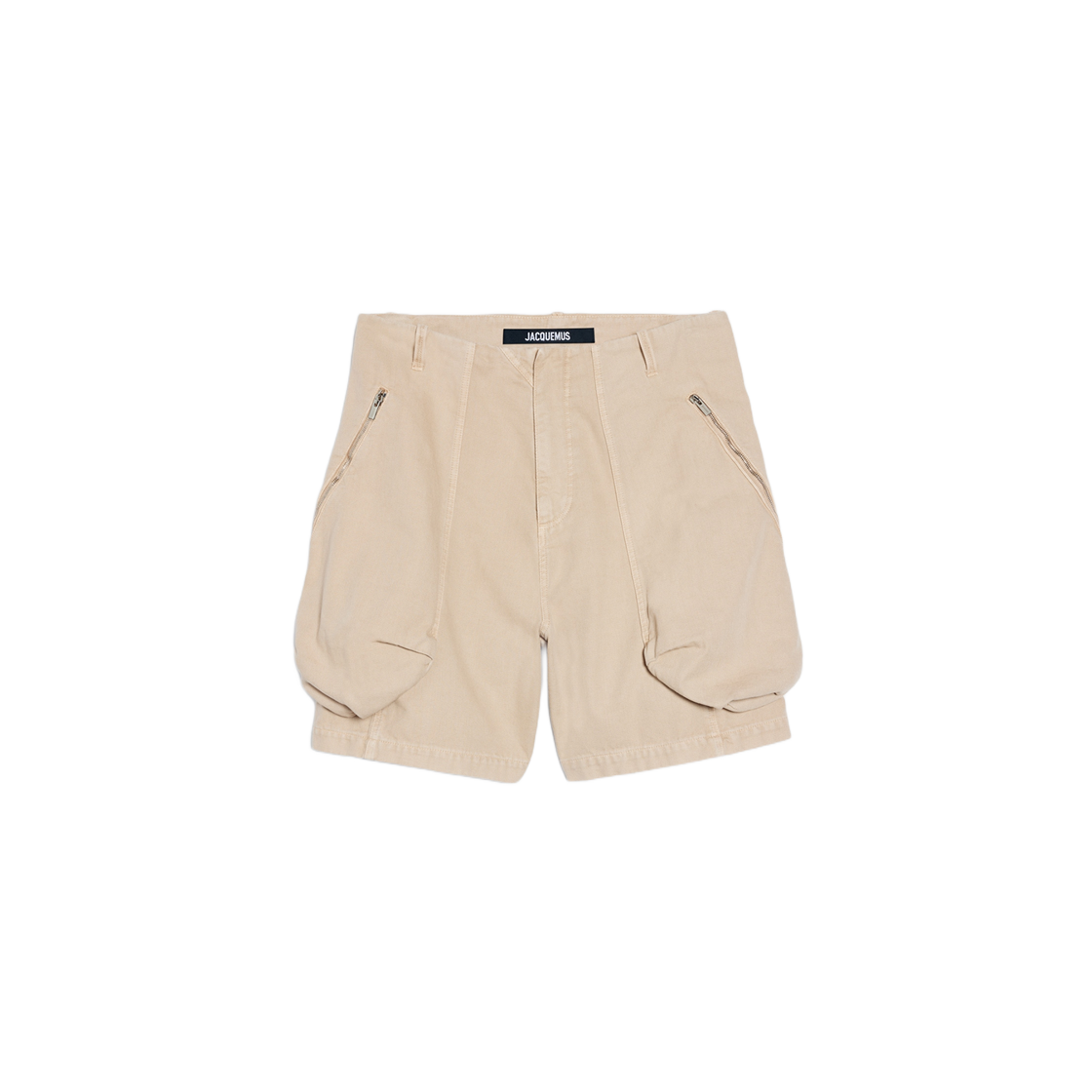 Jacquemus Le Short Cargo Croissant Soft Cargo Shorts Light Beige 상세 이미지 1