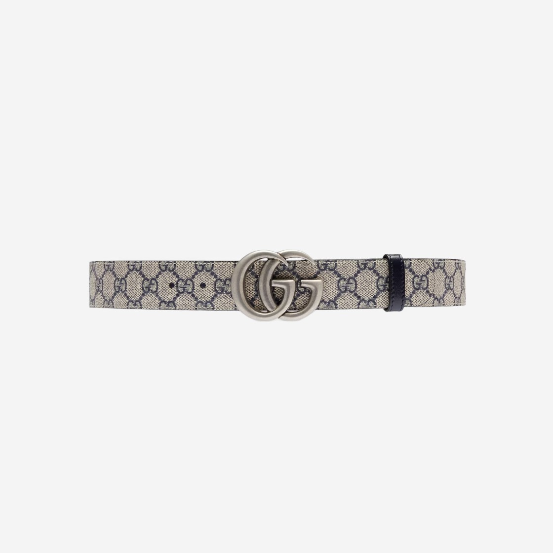 Gucci GG Marmont Reversible Belt Beige Blue GG Supreme 상세 이미지 1