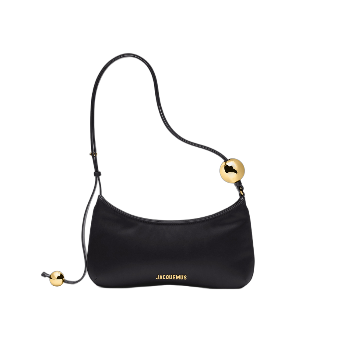 Jacquemus Le Bisou Perle Beaded Shoulder Bag Black 상세 이미지 1