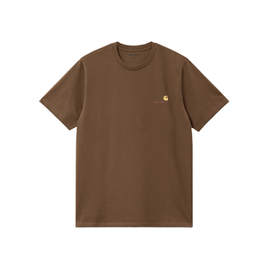 칼하트 WIP 아메리칸 스크립트 티셔츠 럼버