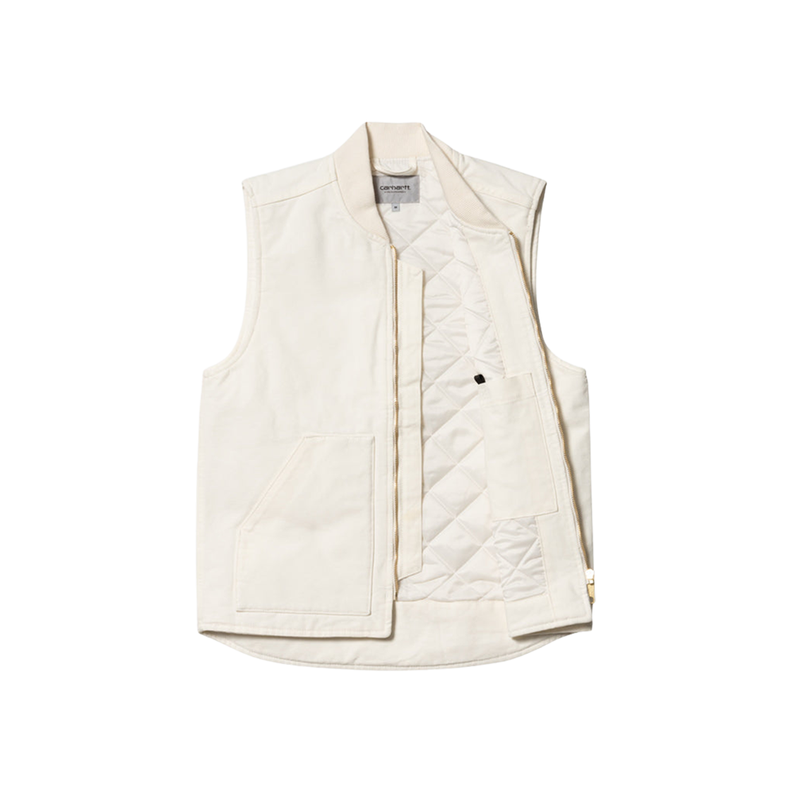 Carhartt WIP Unlined Dearborn Canvas Vest Wax - Spring 상세 이미지 2