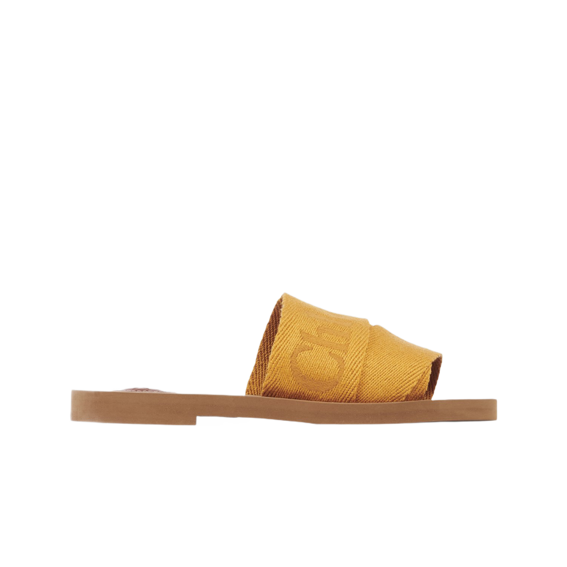 (W) Chloe Woody Flat Mule Golden Glow 상세 이미지 1