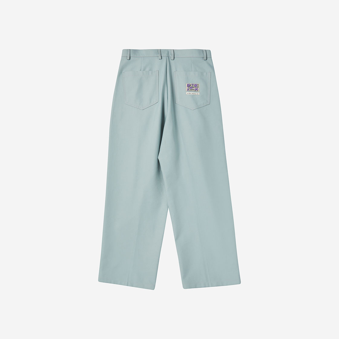 엔 아카이브 아카이브 더블 페이스 페브릭 스티치 디테일 코튼 팬츠 스카이 블루(N ARCHIVE Archive Double Face Fabric Stitch Detail Cotton Pants Sky Blue) - 2