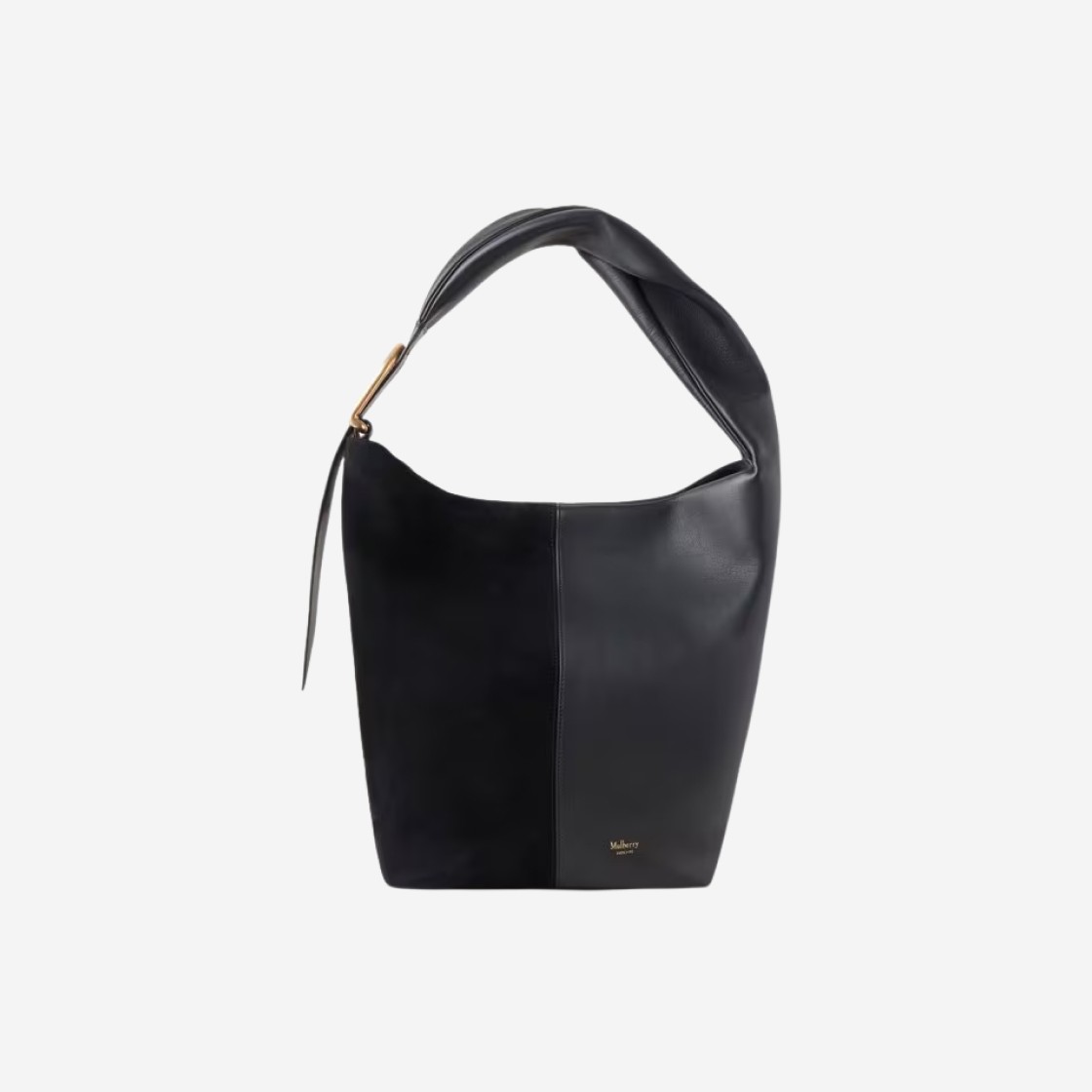 Mulberry Smooth Calf Goat Suede Retwist Hobo Black Midnight 상세 이미지 1