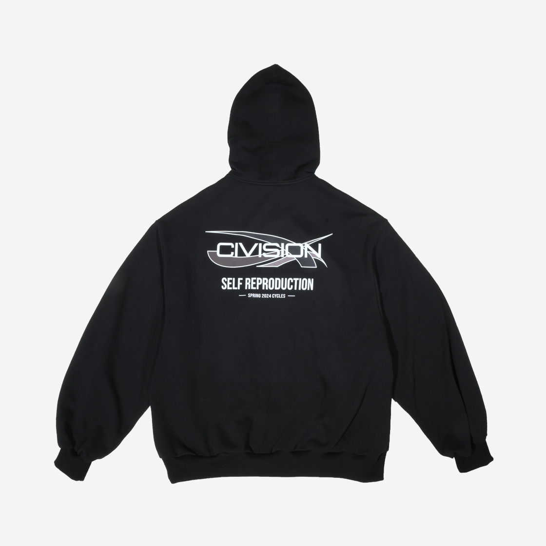 씨비전 바이 씨에스씨 싸이클 후디 집업 블랙(Civision by CSC Cycle Hoodie Zip-Up Black) - 2