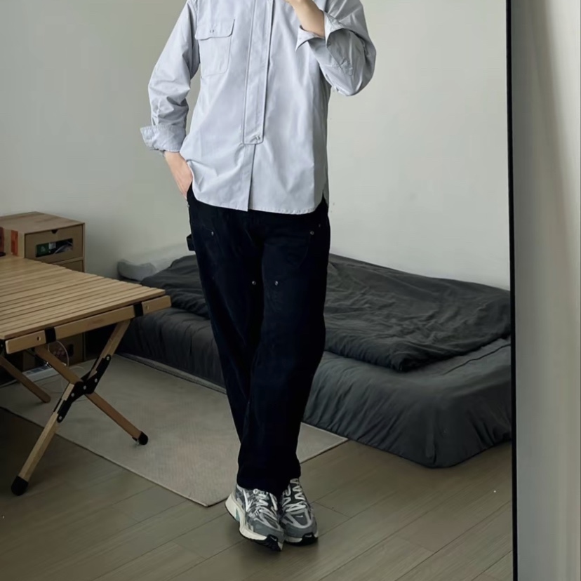 Nike P-6000 Flat Pewter Light Iron Ore 착용 스타일