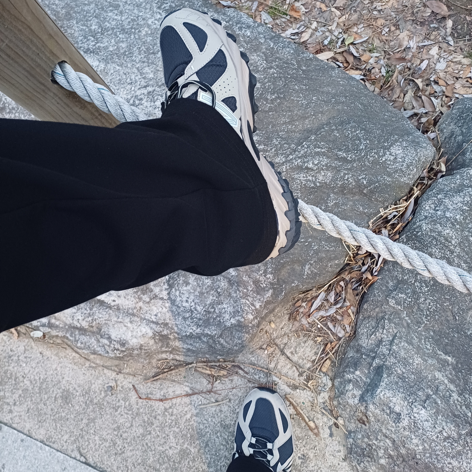New Balance ML610T Aluminum Black - D Standard 착용 스타일