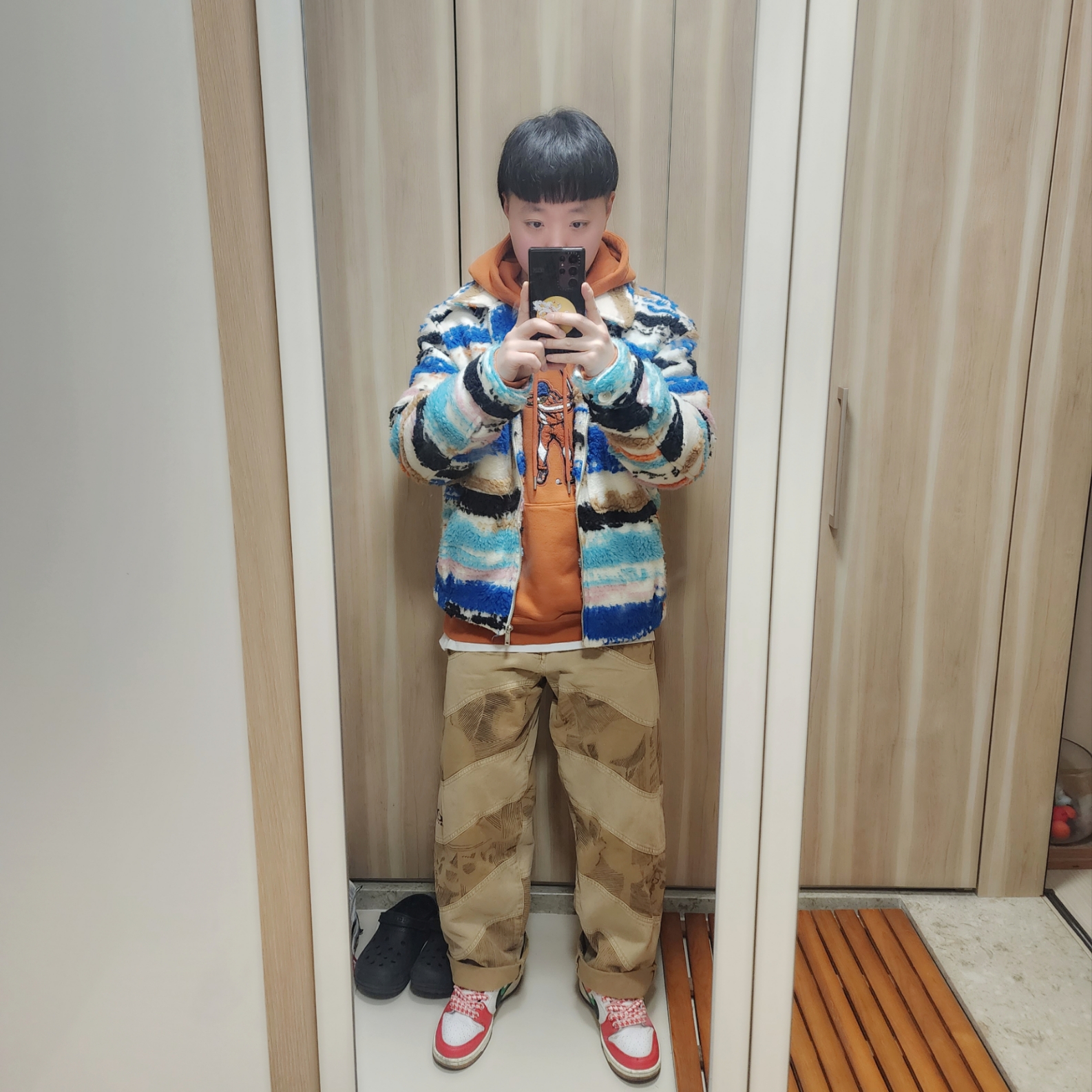 Jordan x Eastside Golf Fleece Hoodie Burnt Sunrise - Asia 착용 스타일 - 1