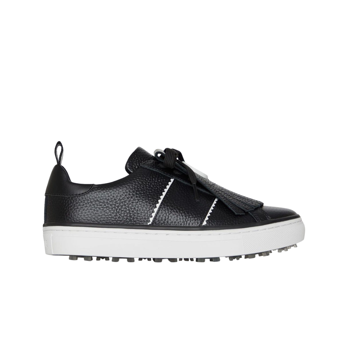 (W) 지포어 더프 페블 레더 킬티 골프 슈즈 오닉스((W) G/Fore Durf Pebble Leather Kiltie Golf Shoes Onyx)