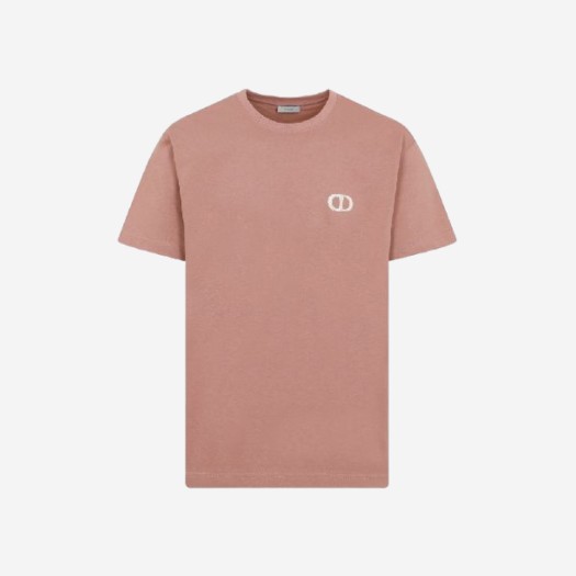 디올 CD 아이콘 티셔츠 핑크