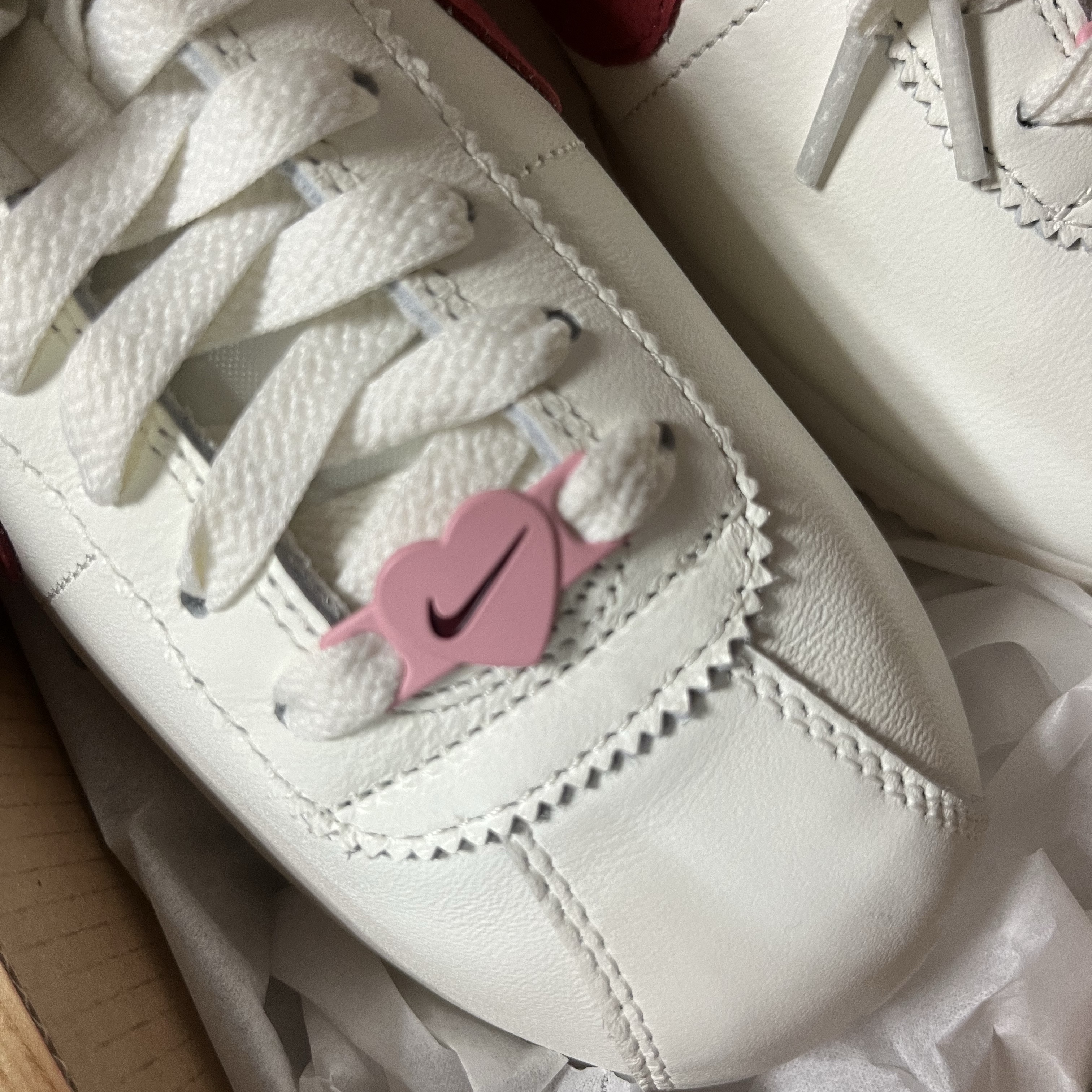 (W) Nike Cortez SE Valentine Day Sail Adobe 착용 스타일 - 2