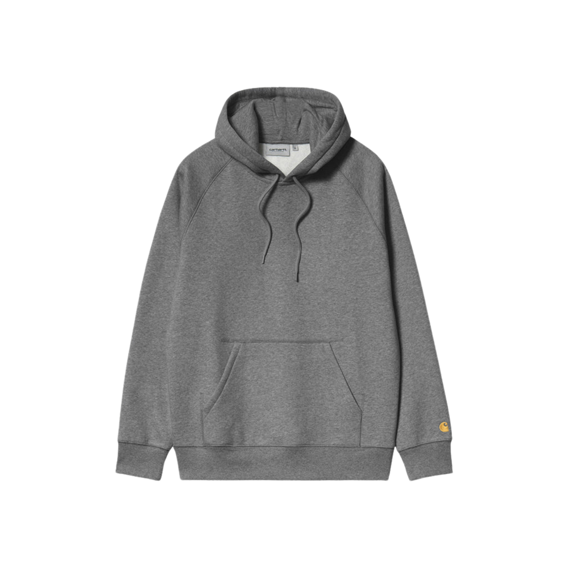 Carhartt WIP Hooded Chase Sweatshirt Dark Grey Heather 상세 이미지 1