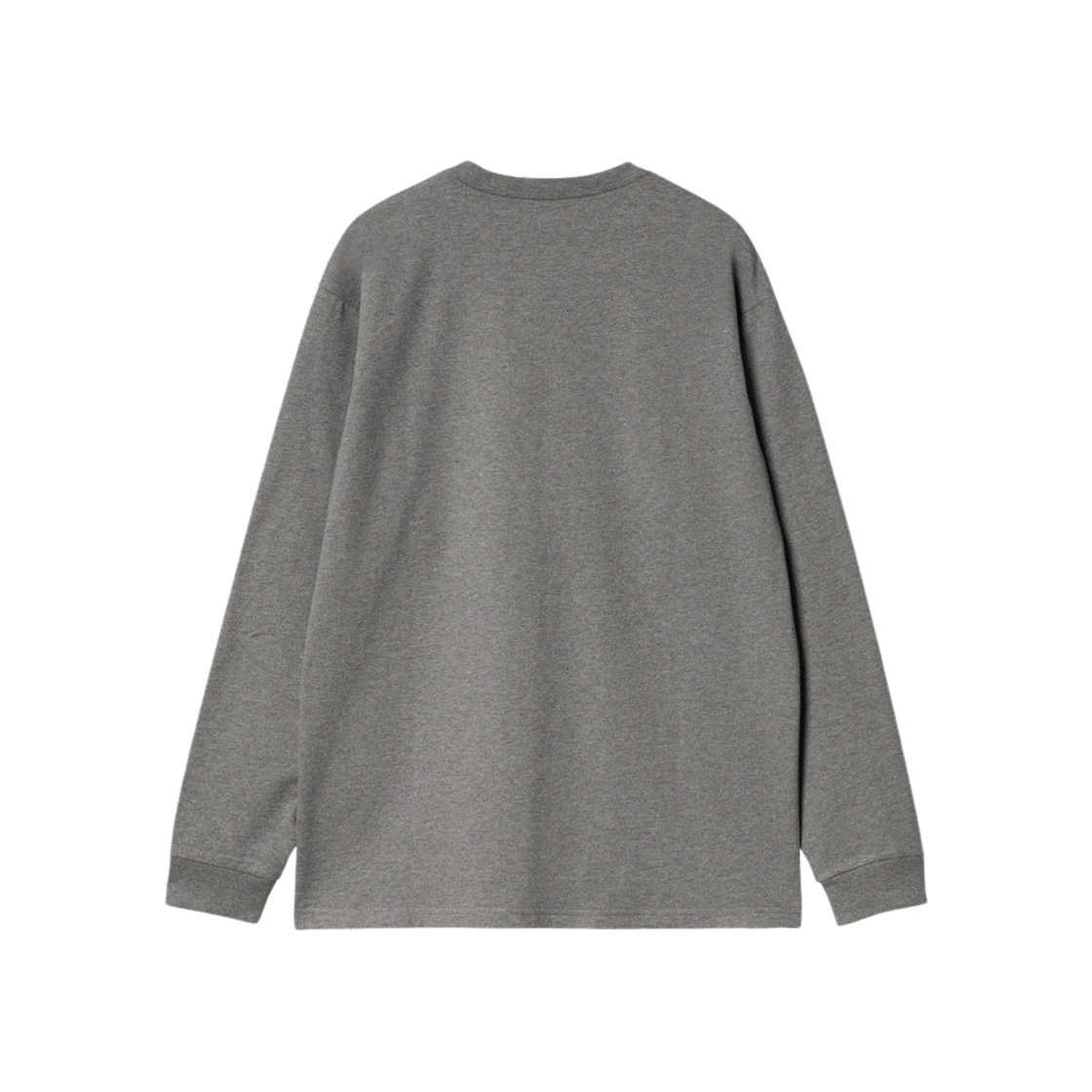 Carhartt WIP Chase Long Sleeve T-Shirt Dark Grey Heather 상세 이미지 2