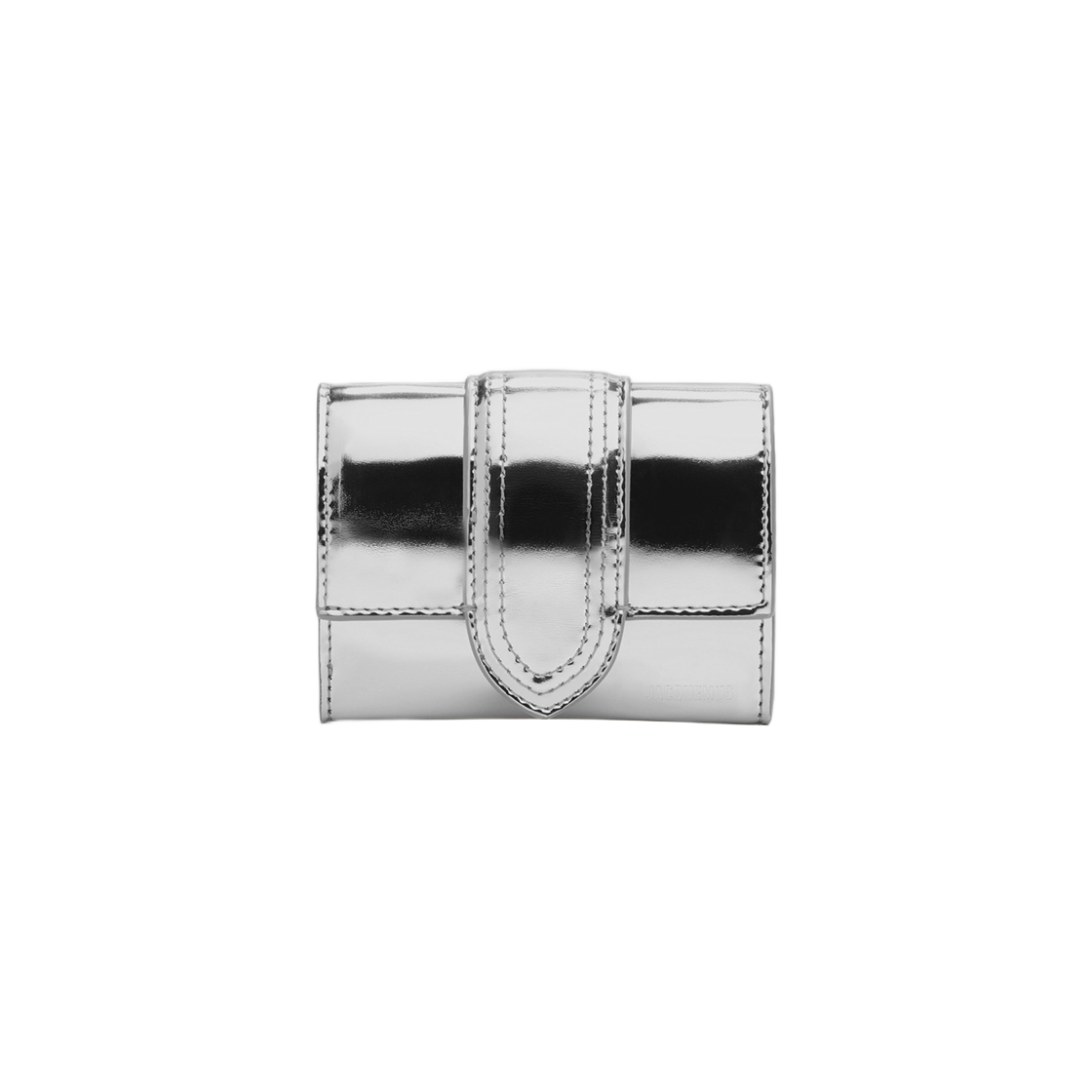 Jacquemus Le Compact Bambino Flap Wallet Silver 상세 이미지 1