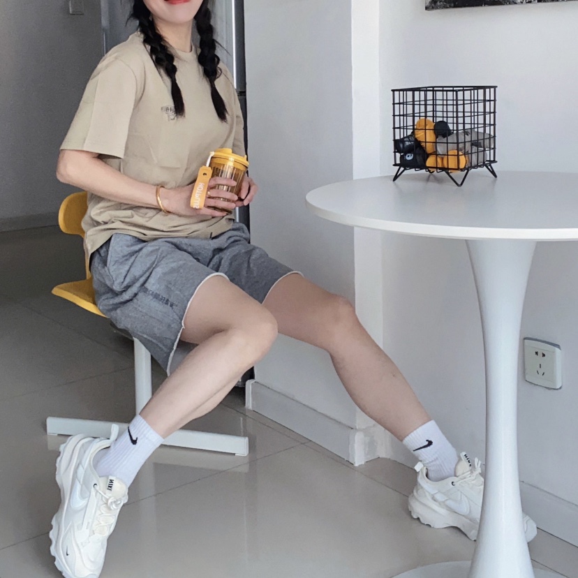 (W) Nike TC 7900 Summit White 착용 스타일