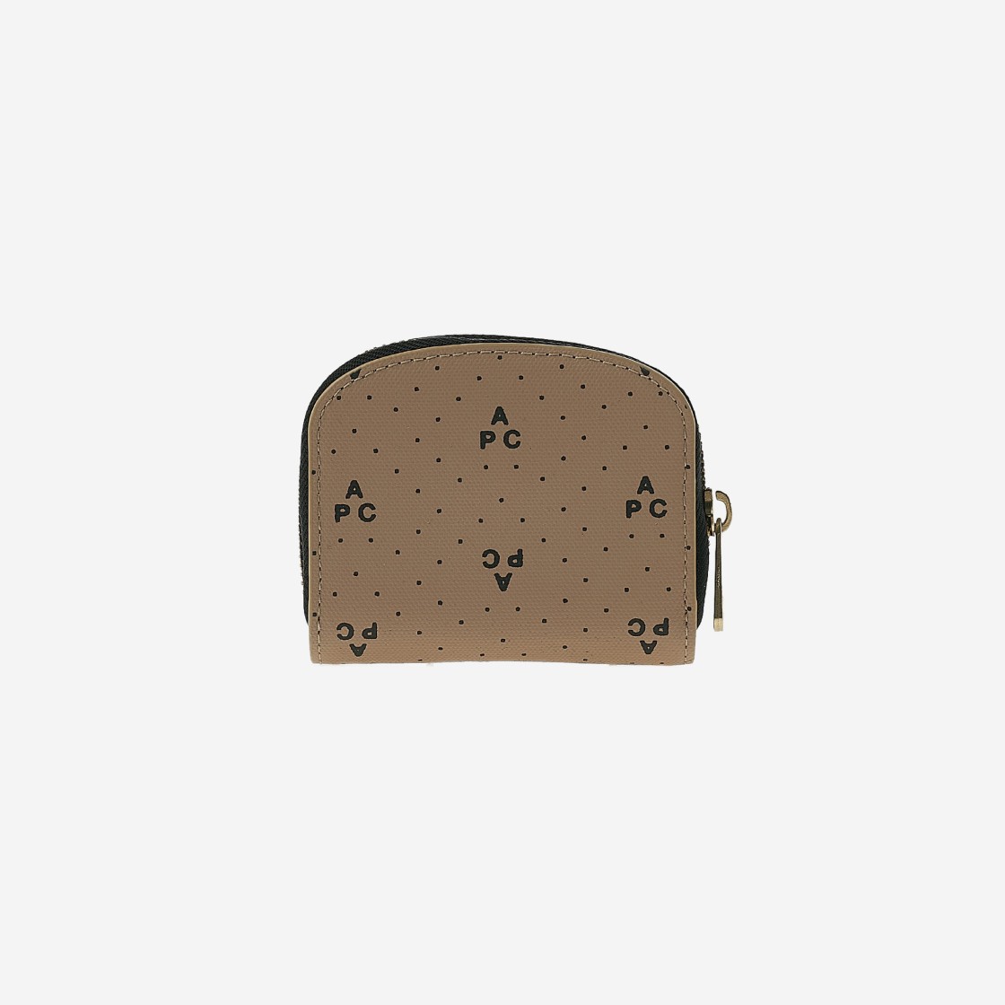 A.P.C. Demi-Lune Mini Compact Wallet Beige 상세 이미지 3