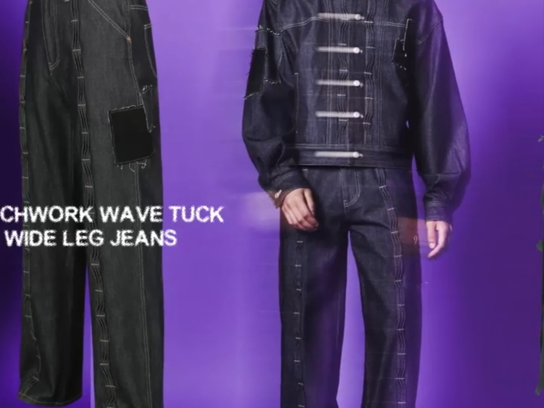 New Balance x Nice Kicks x Amoeba Music 992 Made in USA Teal Black, [KREAM 단독] ADSB Andersson Bell Patchwork Wave Tuck Wide Leg Jeans Indigo 착용 스타일 - 2