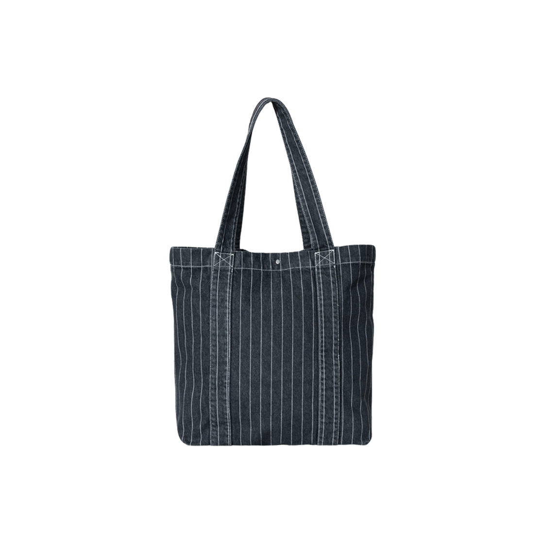 Carhartt WIP Orlean Stripe Tote Bag Black White Stone Washed 상세 이미지 2