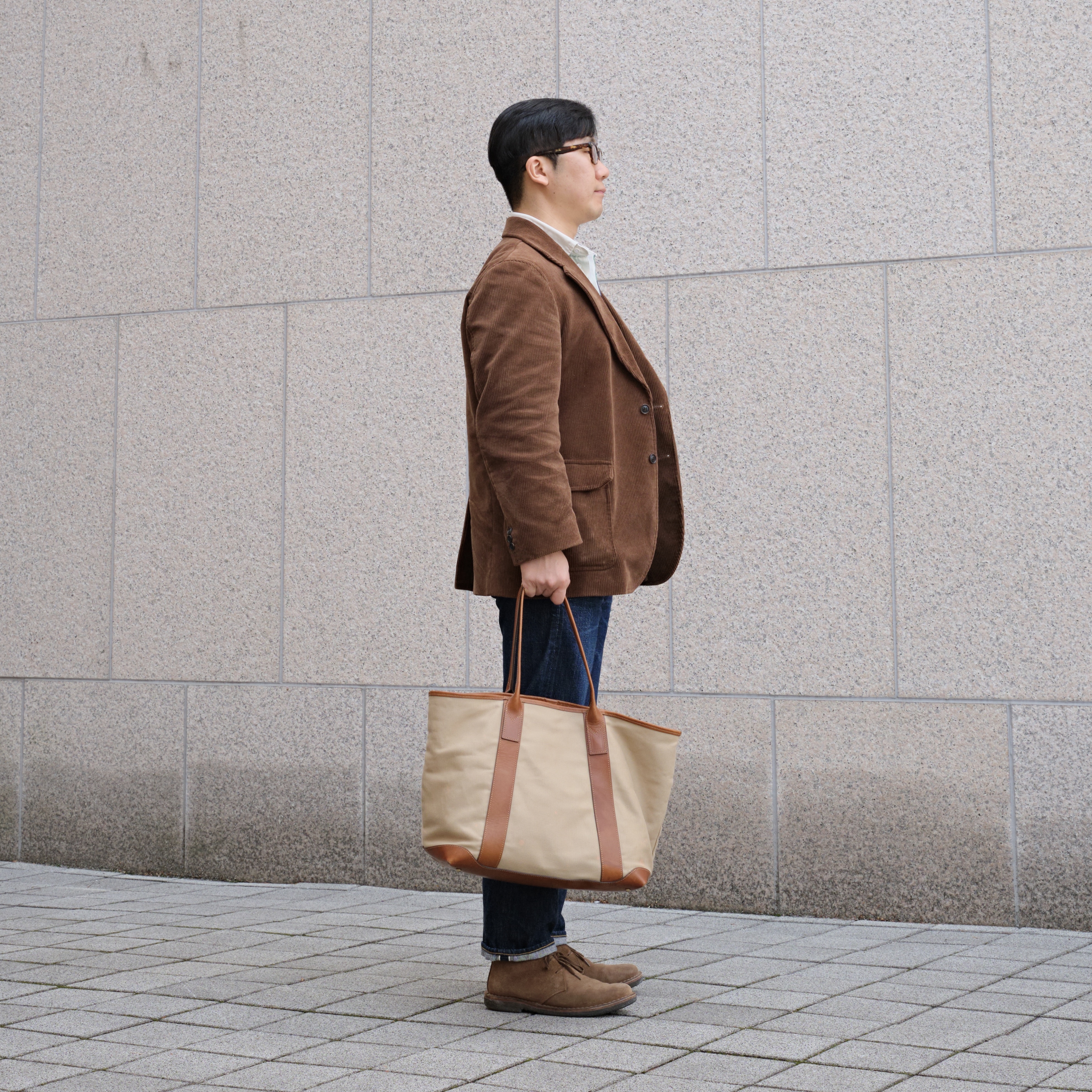 Fullcount 1101W Straight Denim One Wash Indigo Blue 착용 스타일 - 3