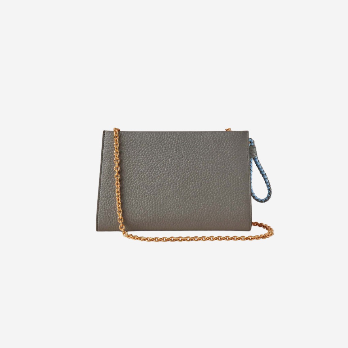 Mulberry Heavy Grain Iris Chain Wallet Charcoal 상세 이미지 3