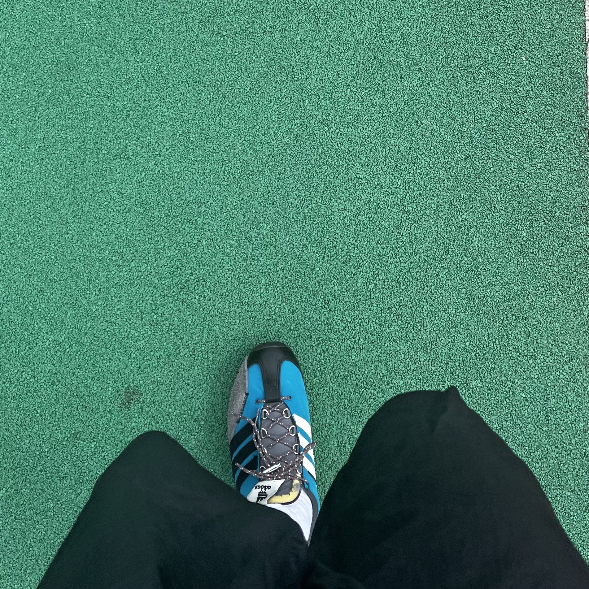 Adidas x Song for the Mute Country OG Active Teal Core Black 착용 스타일