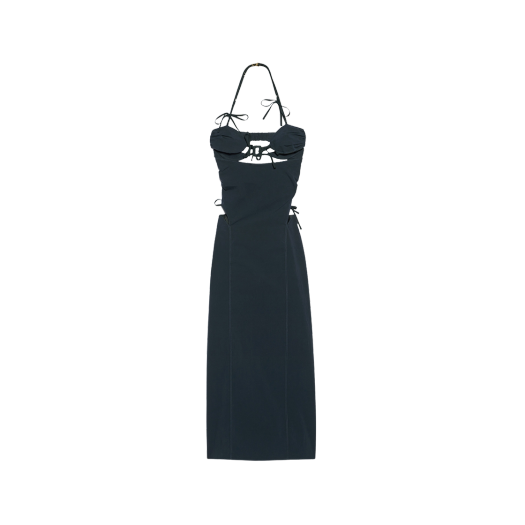 (W) 자크뮈스 라 로브 루반 리본 비키니 드레스 다크 네이비