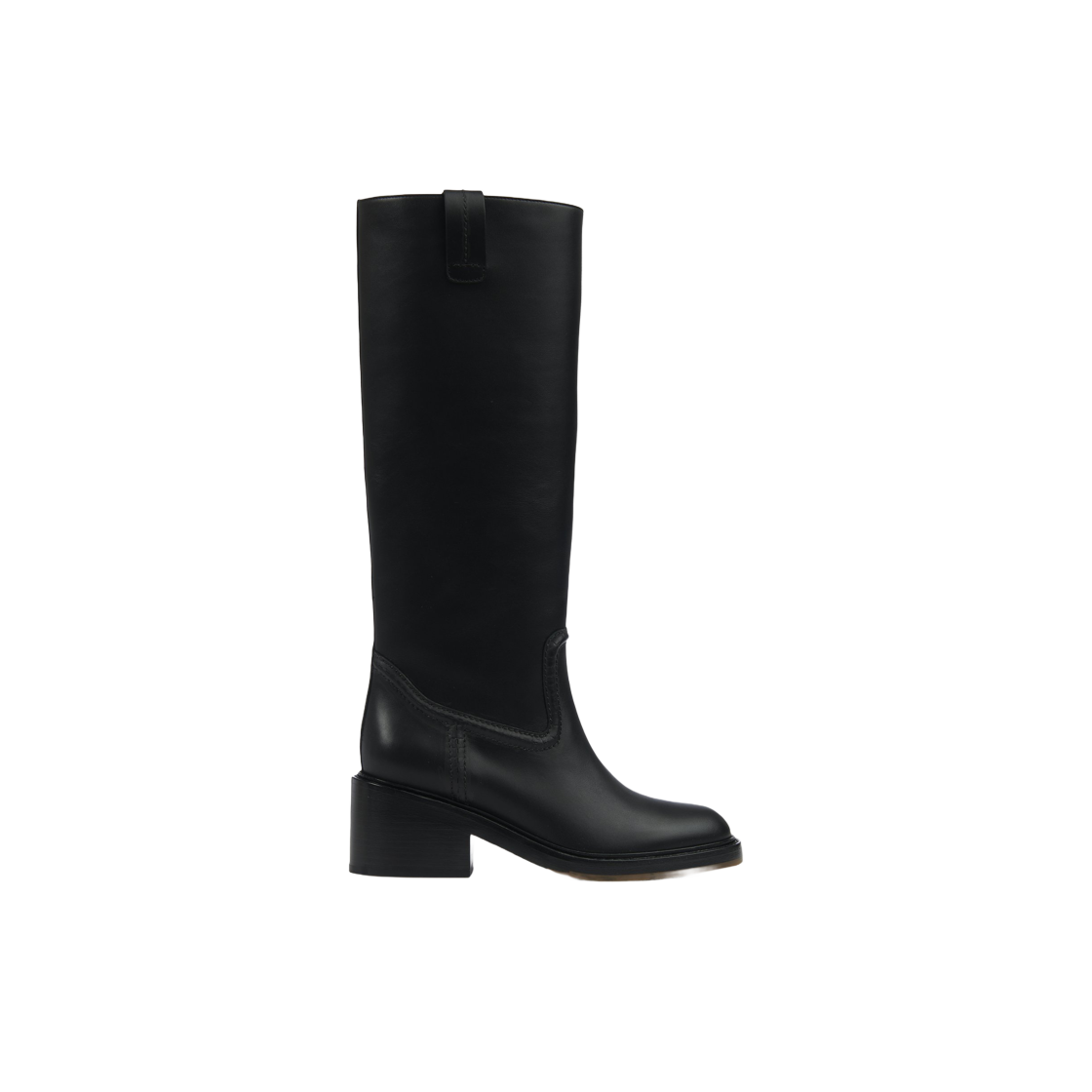 (W) Chloe Mallo High Boot Black 상세 이미지 1