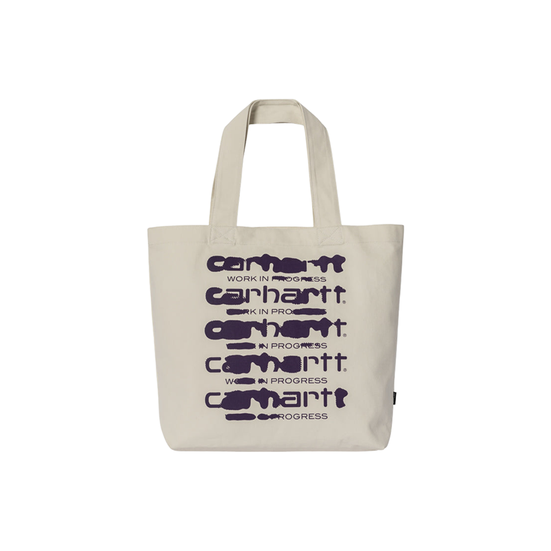 Carhartt WIP Canvas Graphic Tote Large Wax Ink Bleed Print 상세 이미지 1