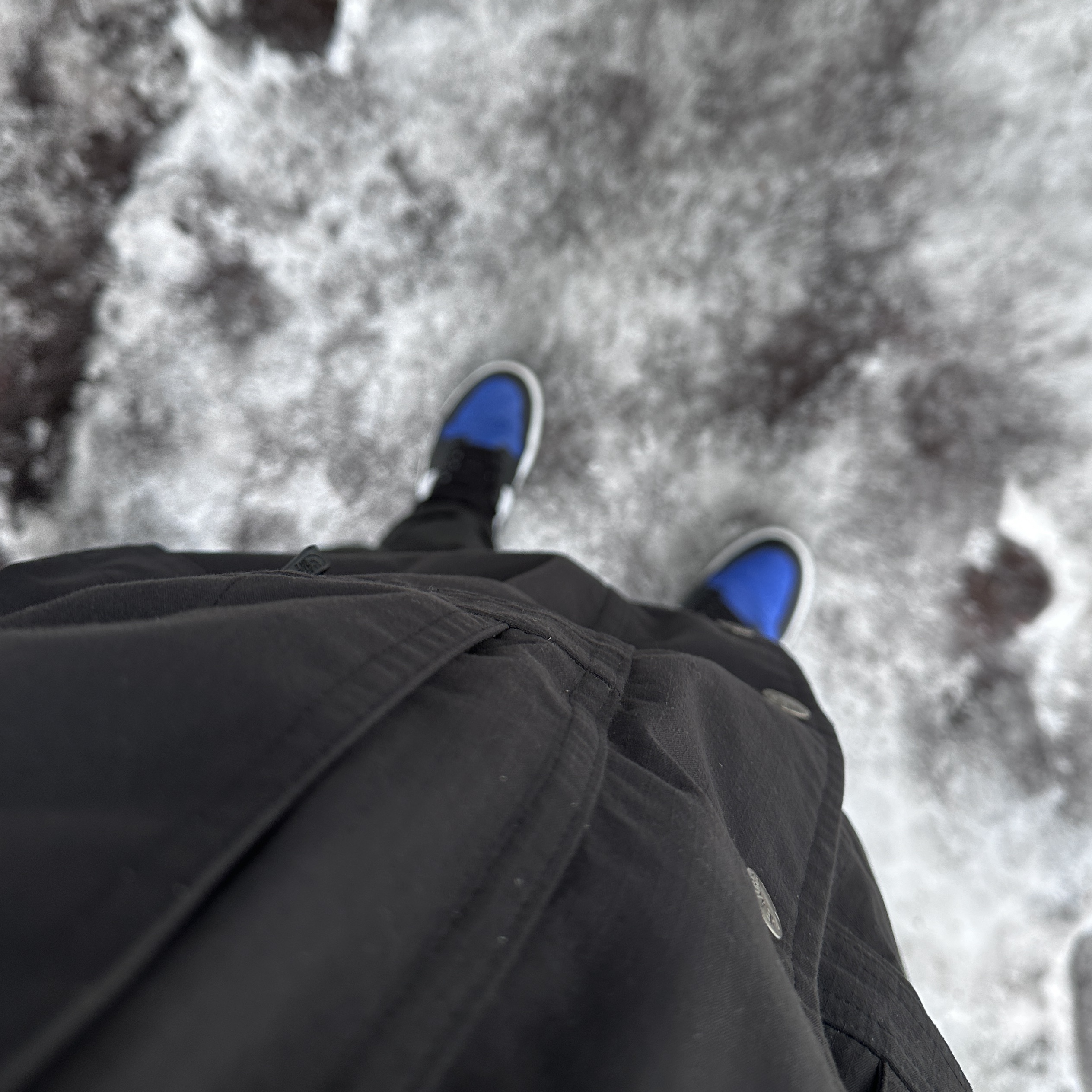 Supreme x The North Face Expedition Jacket Black - 18FW, Jordan 1 Retro High OG Royal Toe 착용 스타일 - 2