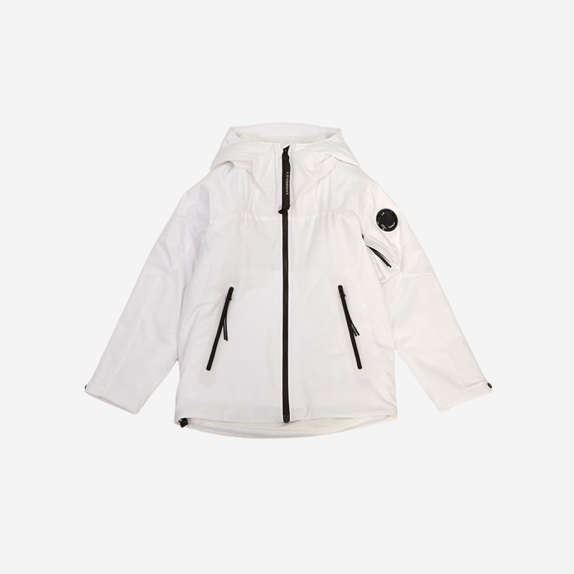 (Kids) C.P. Company U16 Pro-Tek Hooded Jacket Gauze White - 23FW 상세 이미지 1