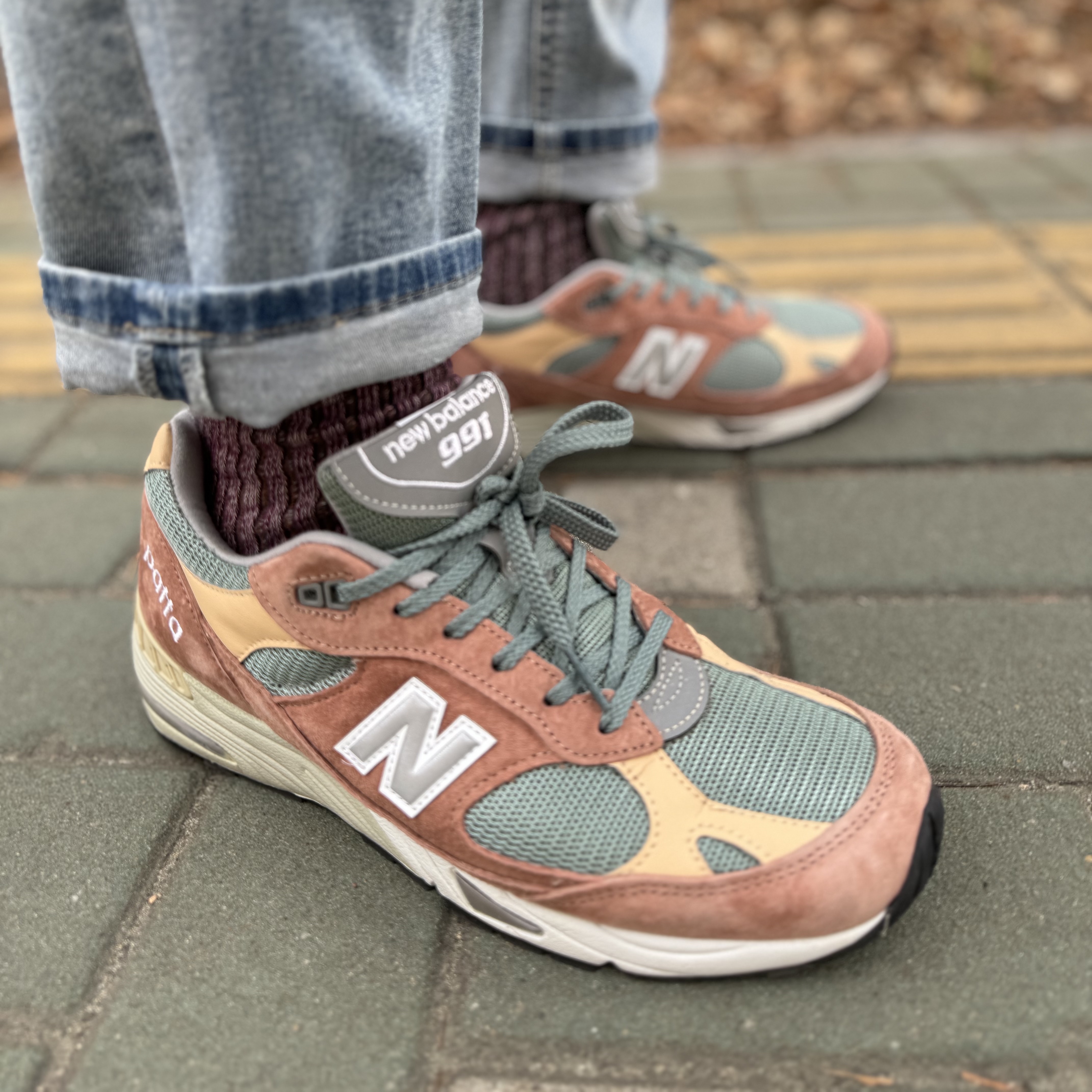 New Balance x Patta 991 Made in UK 착용 스타일